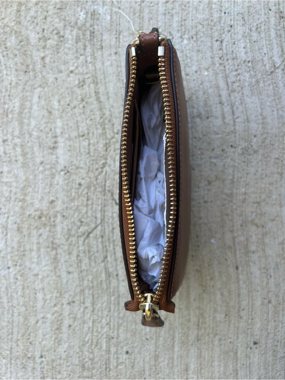 Coach Brown Leather Mini Wristlet (Nolita 19)